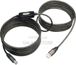 20m Printer Cable Usb 2.0 Hispeed a/B Active Repeater Cable Male