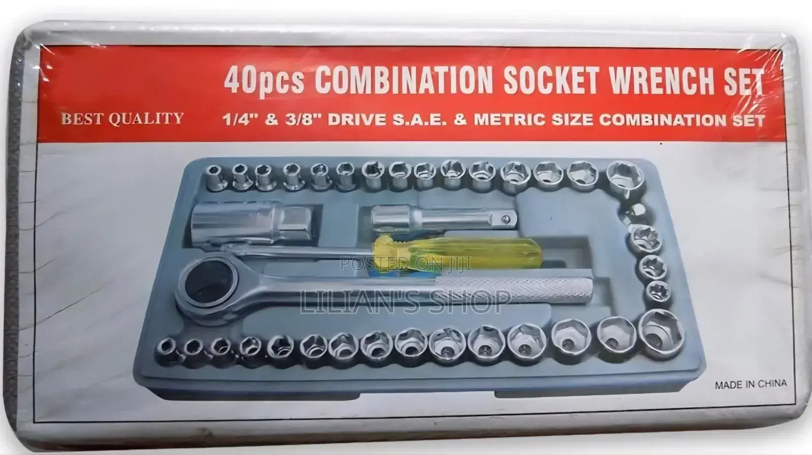 40pcs Combination Socket Wrench