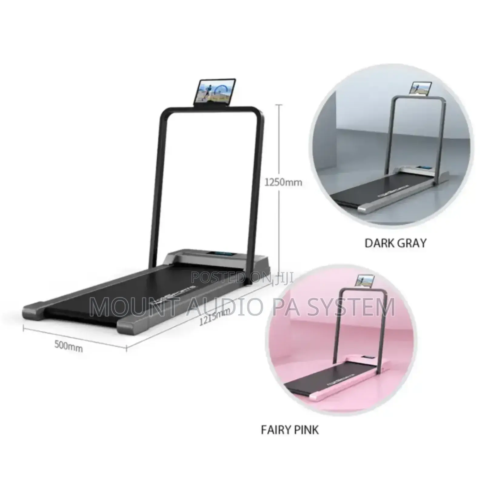 Electric Folding Treadmill With Remote Controller