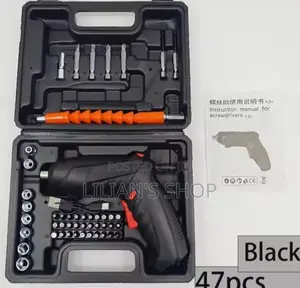 Portable Cordless Electric Screwdriver Kit