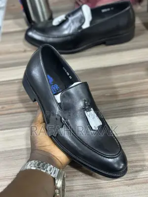 Original Men’S Black Franco Banetti Leather Loafers