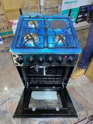Saachi Gas Cooker,3+1,Size:50*50, 2years Warranty, Chicken Rotisserie.