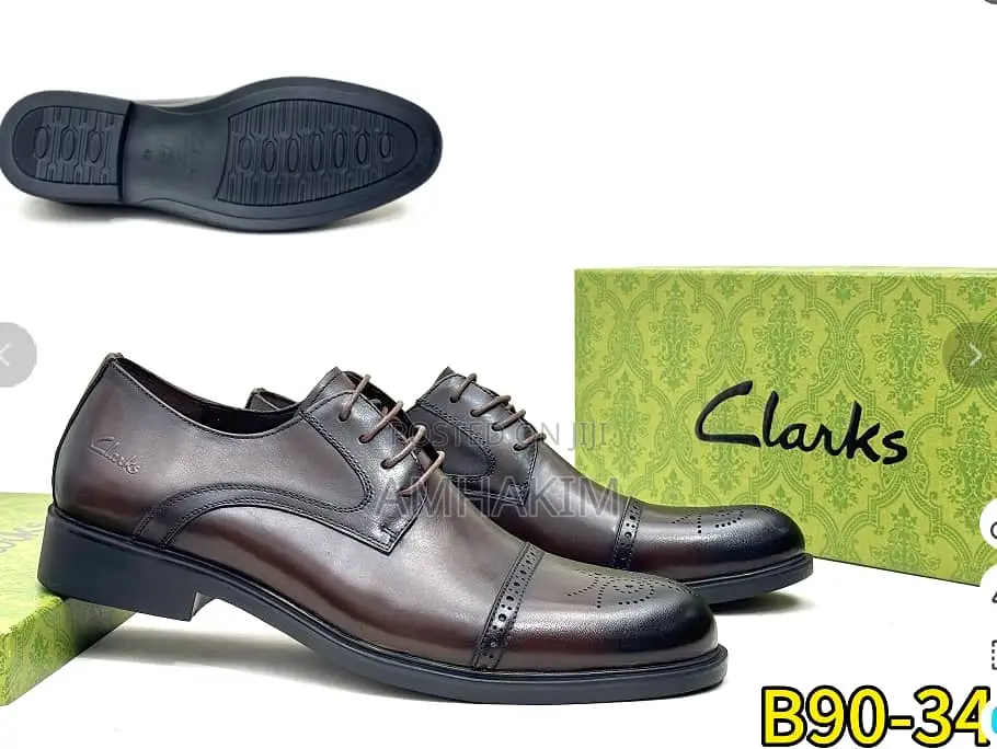 New Men James Weston Designed Clarks Smooth Leather Oxfords In Stock