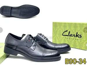 New Men James Weston Designed Clarks Smooth Leather Oxfords In Stock
