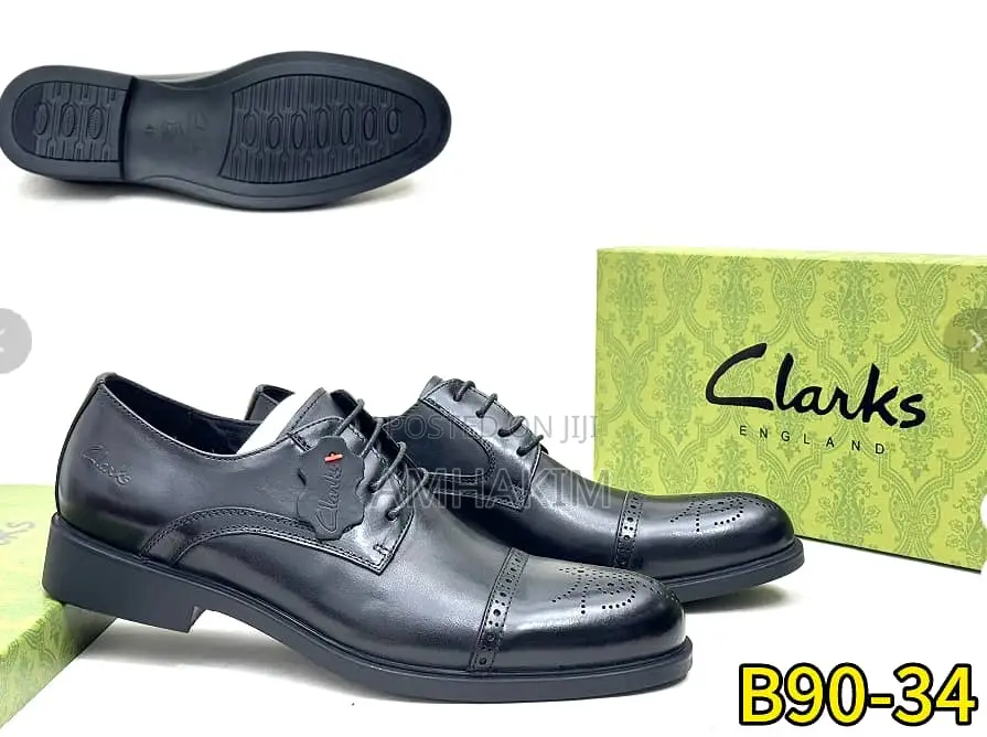 New Men James Weston Designed Clarks Smooth Leather Oxfords In Stock