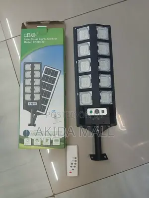CBK 200w Remote Controlled Solar Street Light Outdoor, Model Bk260-10.