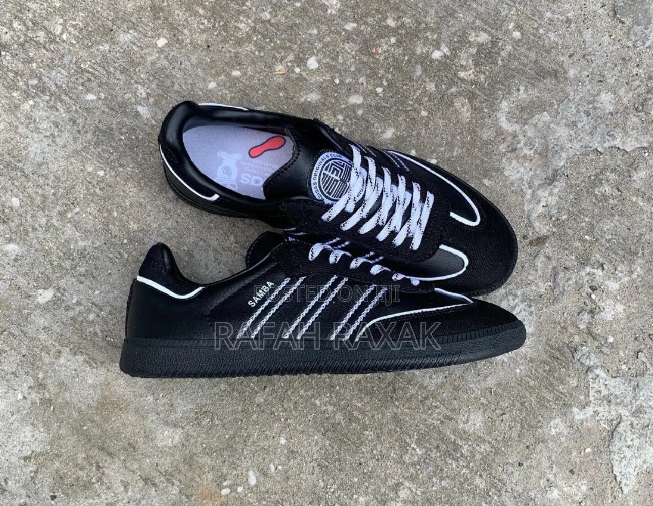 Original Adidas Toc Samba Og Black/Silver Sneakers