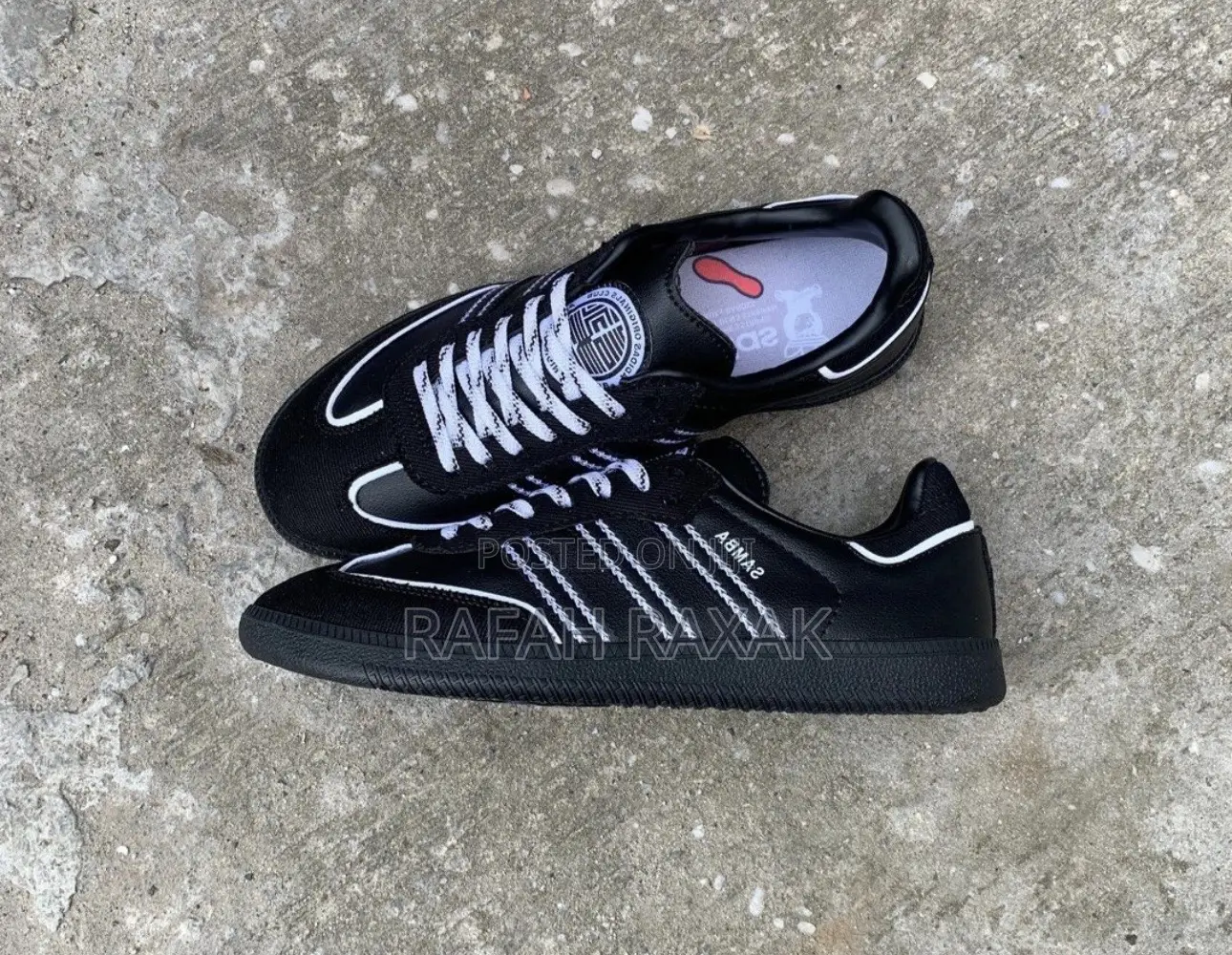 Original Adidas Toc Samba Og Black/Silver Sneakers