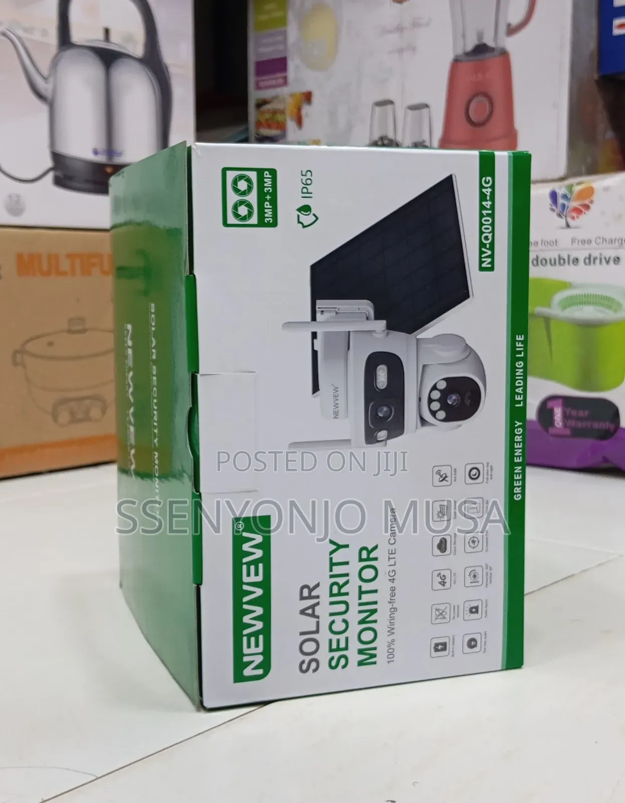 Newvew Jc246-17-Nv Solar Security Camera – 4g, 10000mah Battery, 5w