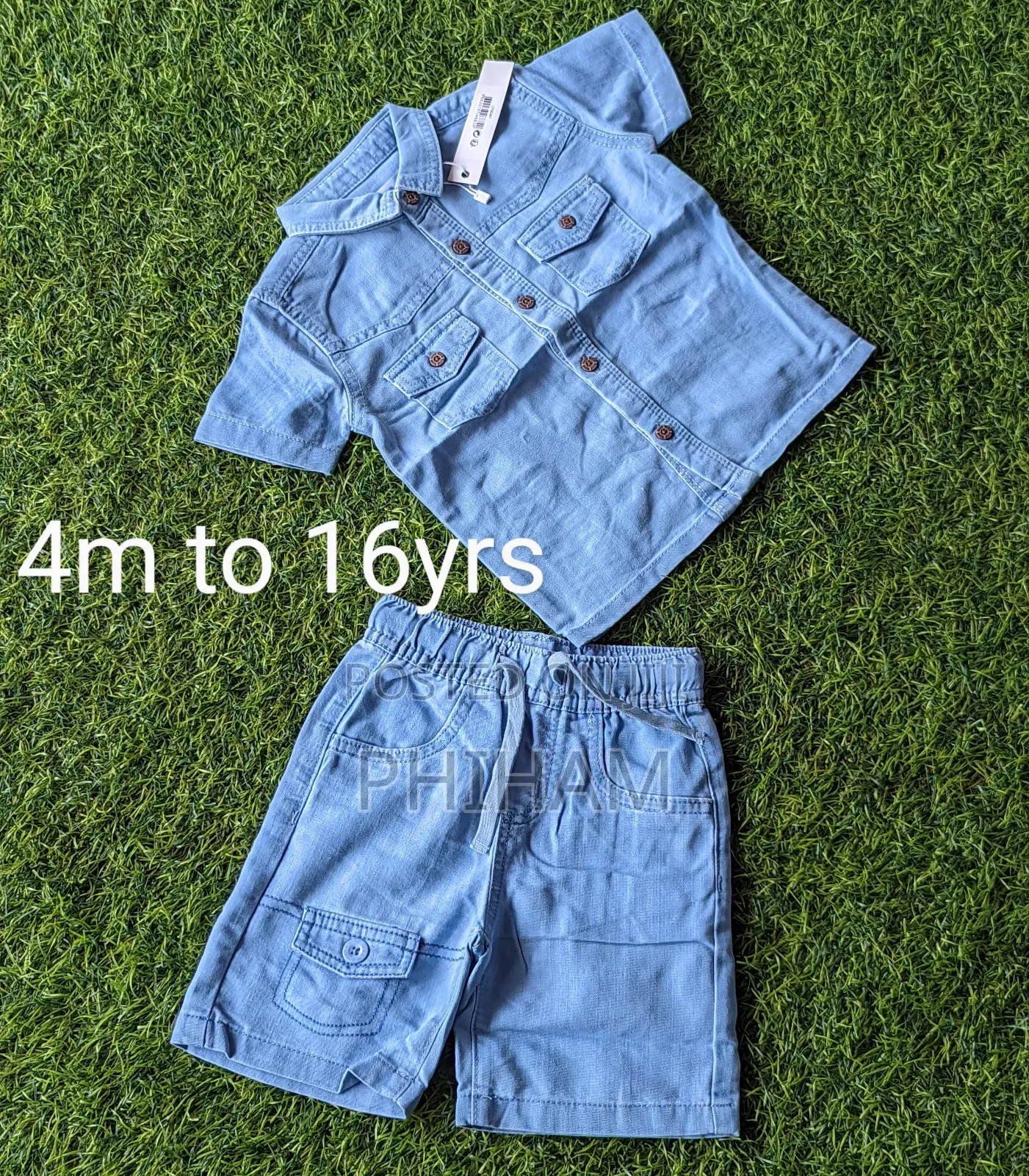Kids Denim 2pc Set(4months to 16yrs)