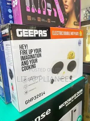 Geepas Double Hot Plate Ghp32014, 2years Warranty.