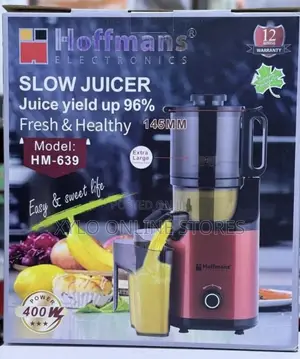 Hoffmans Slow Juicer Hm 639 (400w Motor)