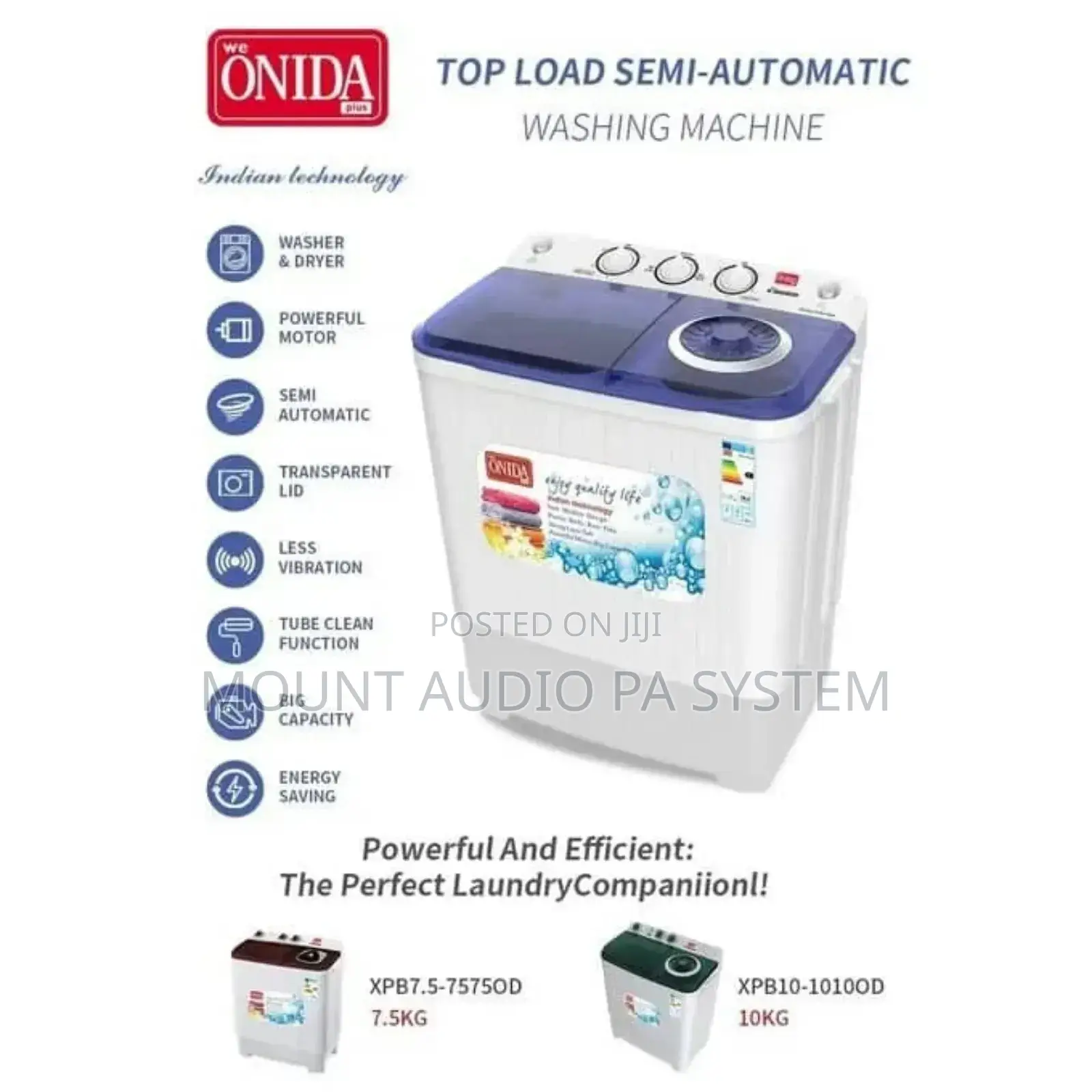Onida Twin Tub Washing Machine 5kg