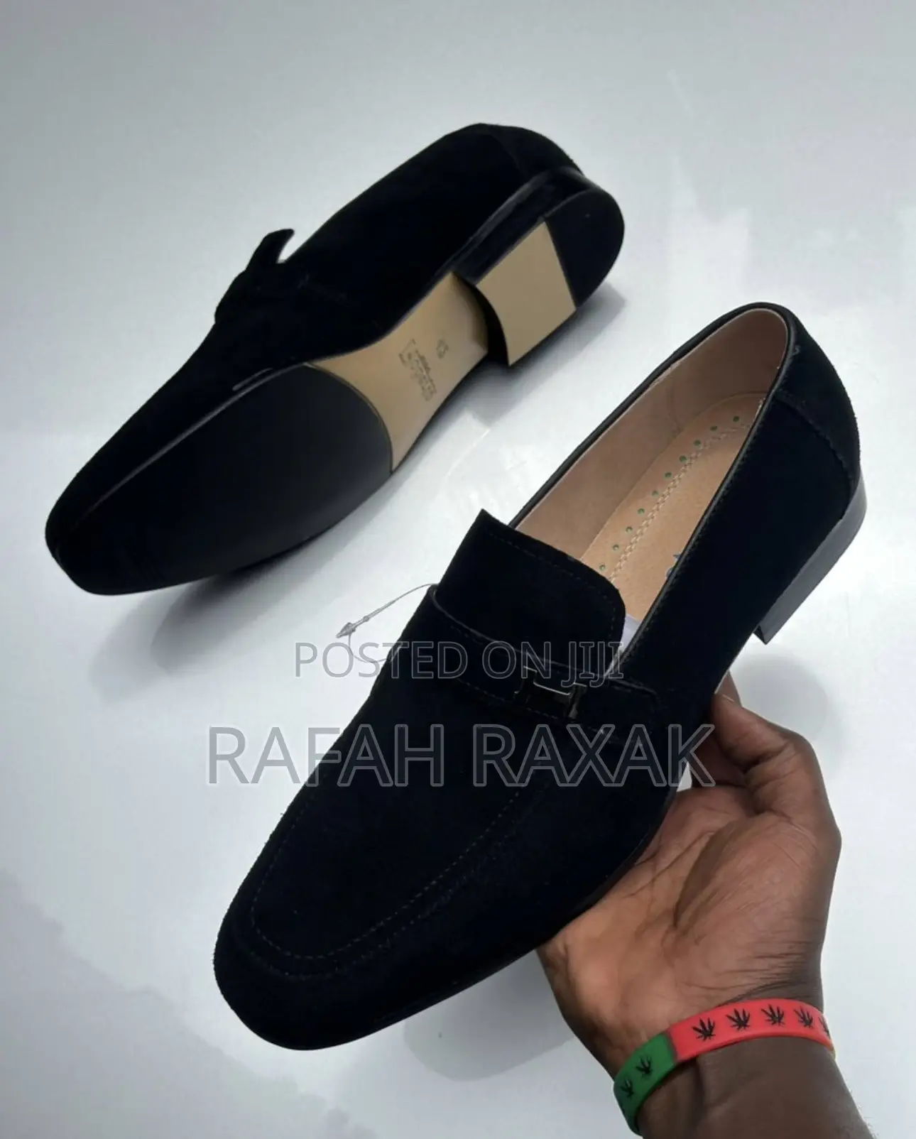 Original Men’S Black Suede Roberto Venuti Loafers