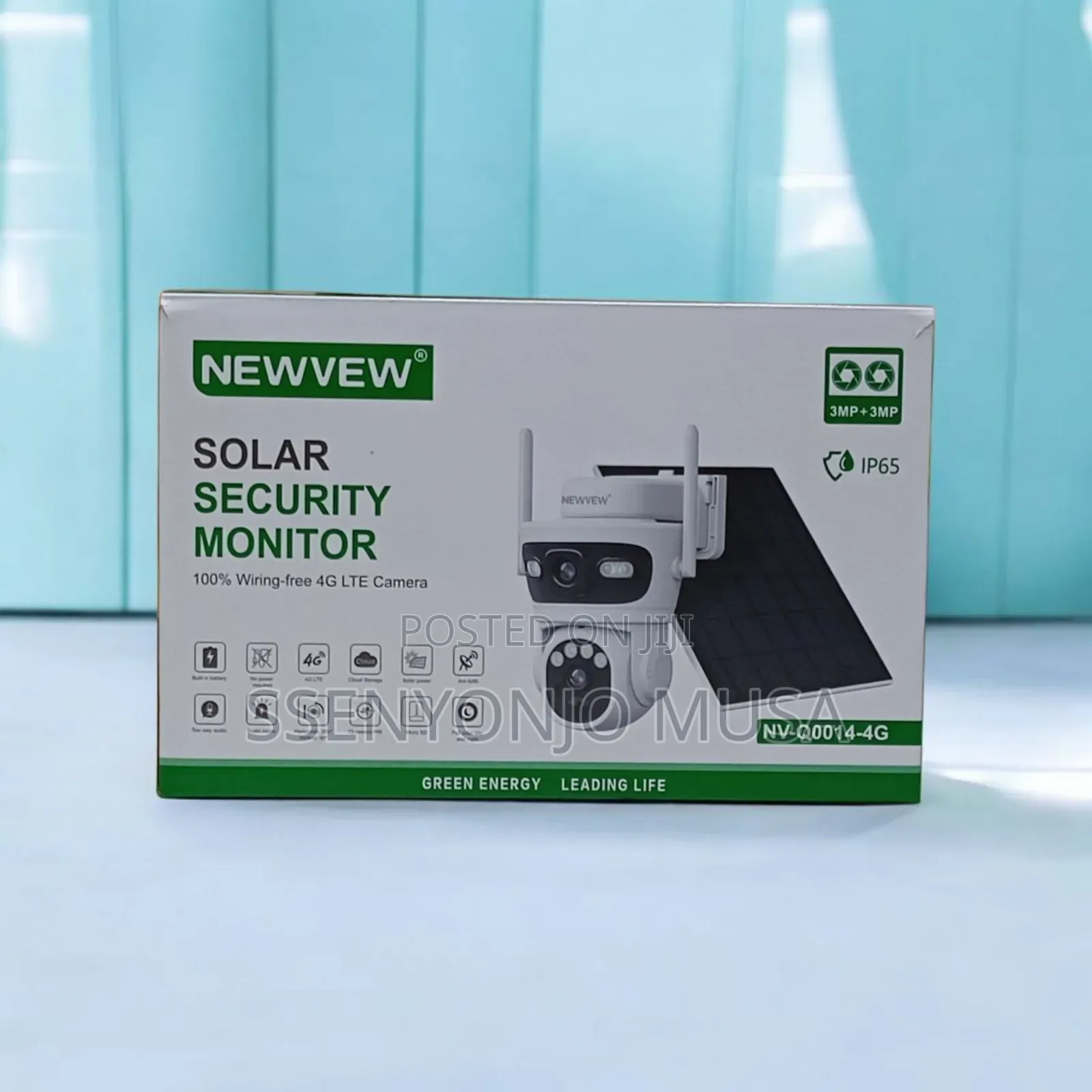 Newvew Jc246-17-Nv Solar Security Camera – 4g, 10000mah Battery, 5w