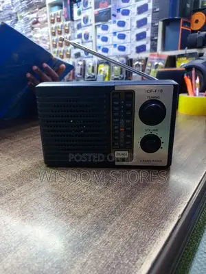 Old Model 2-Band Radio-Black