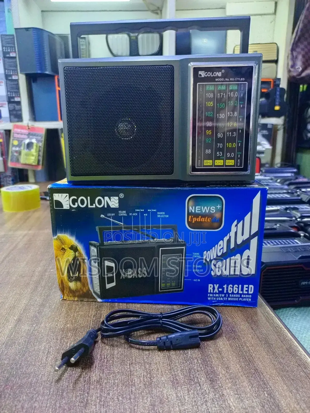 Vater Portable Radio 3 Band Radio and Built-in Mp3 Player