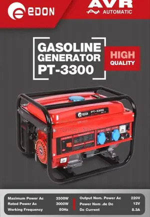 Edon Pt 300 Petrol Generator(Key Start)
