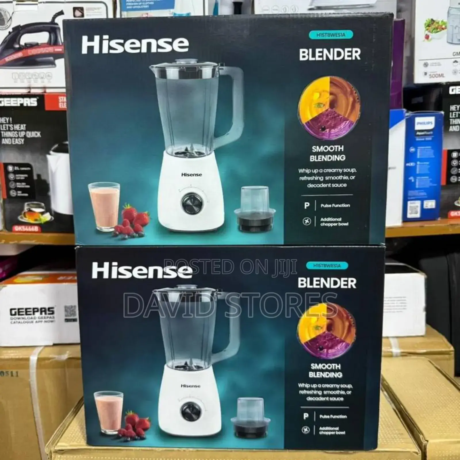 Hisense 1.5l 2in 1 Blender