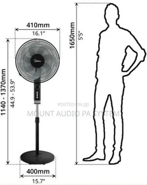 Medea 16" Stand Fan