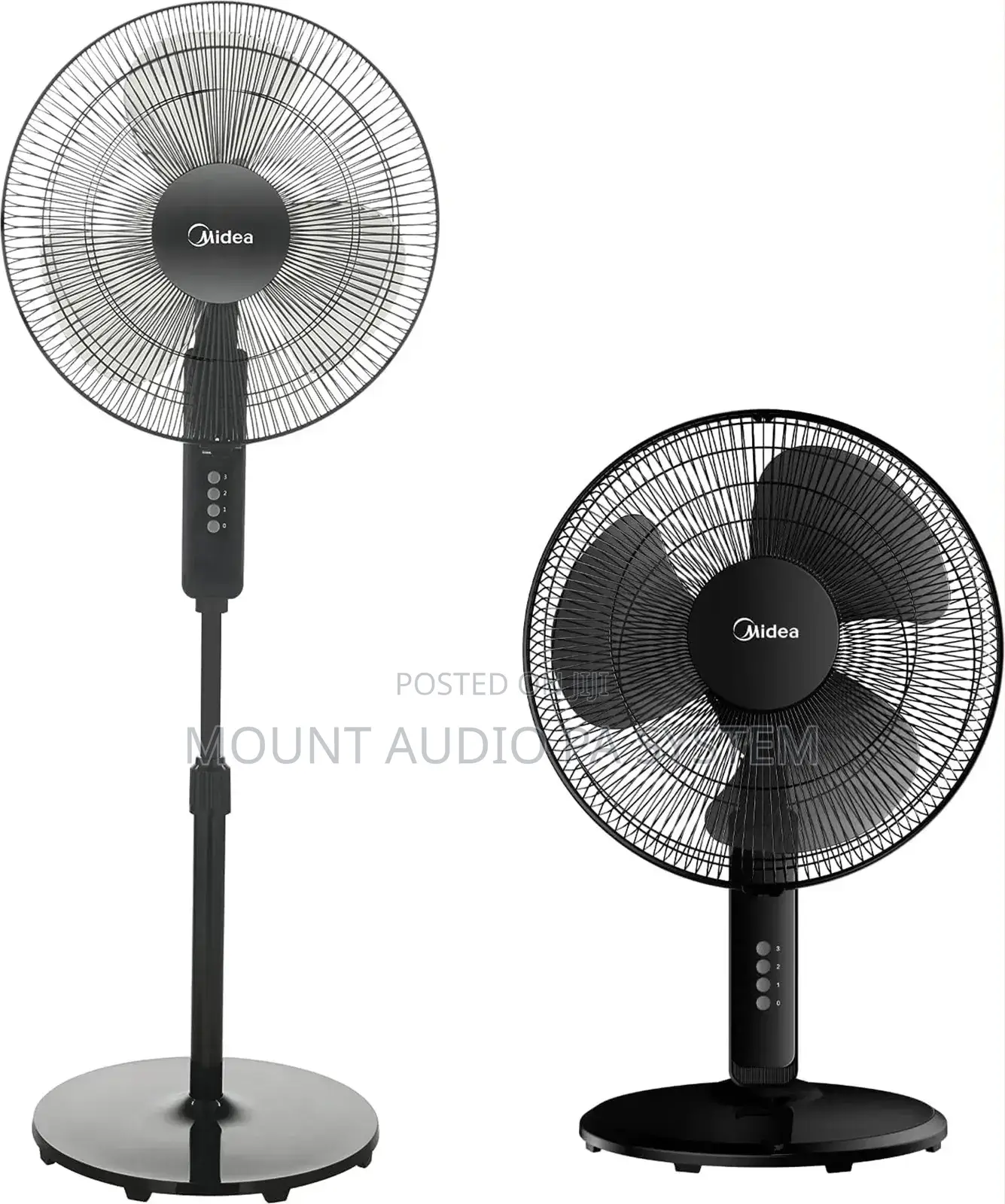 Medae Convertible Pedestal Stand Fan With SQD Motor.