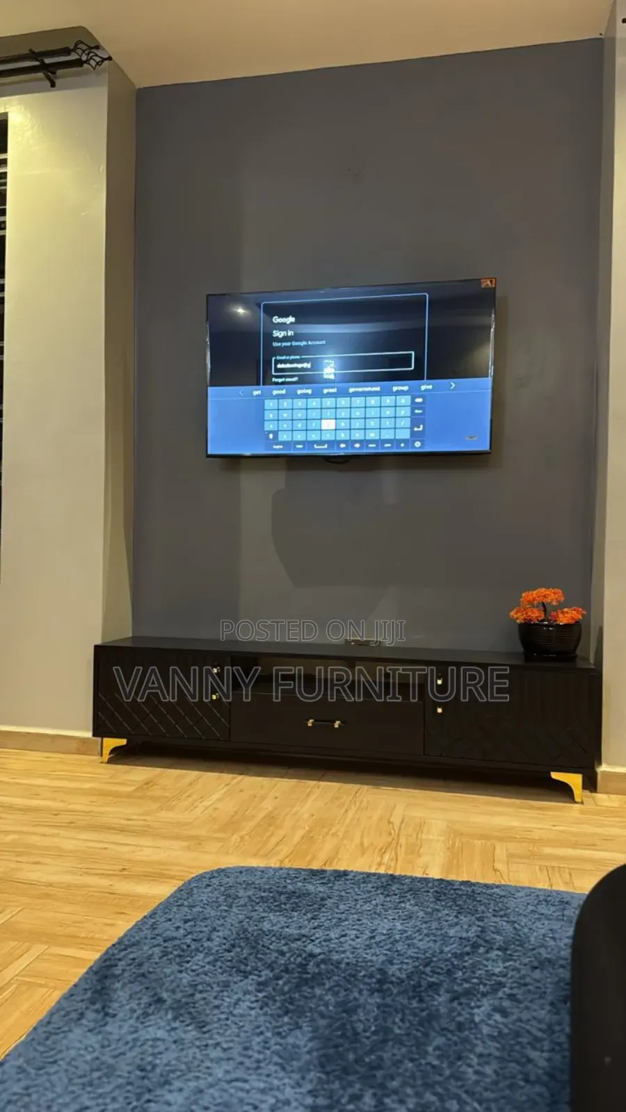 Black Tv Stand/Modern Tv Stand