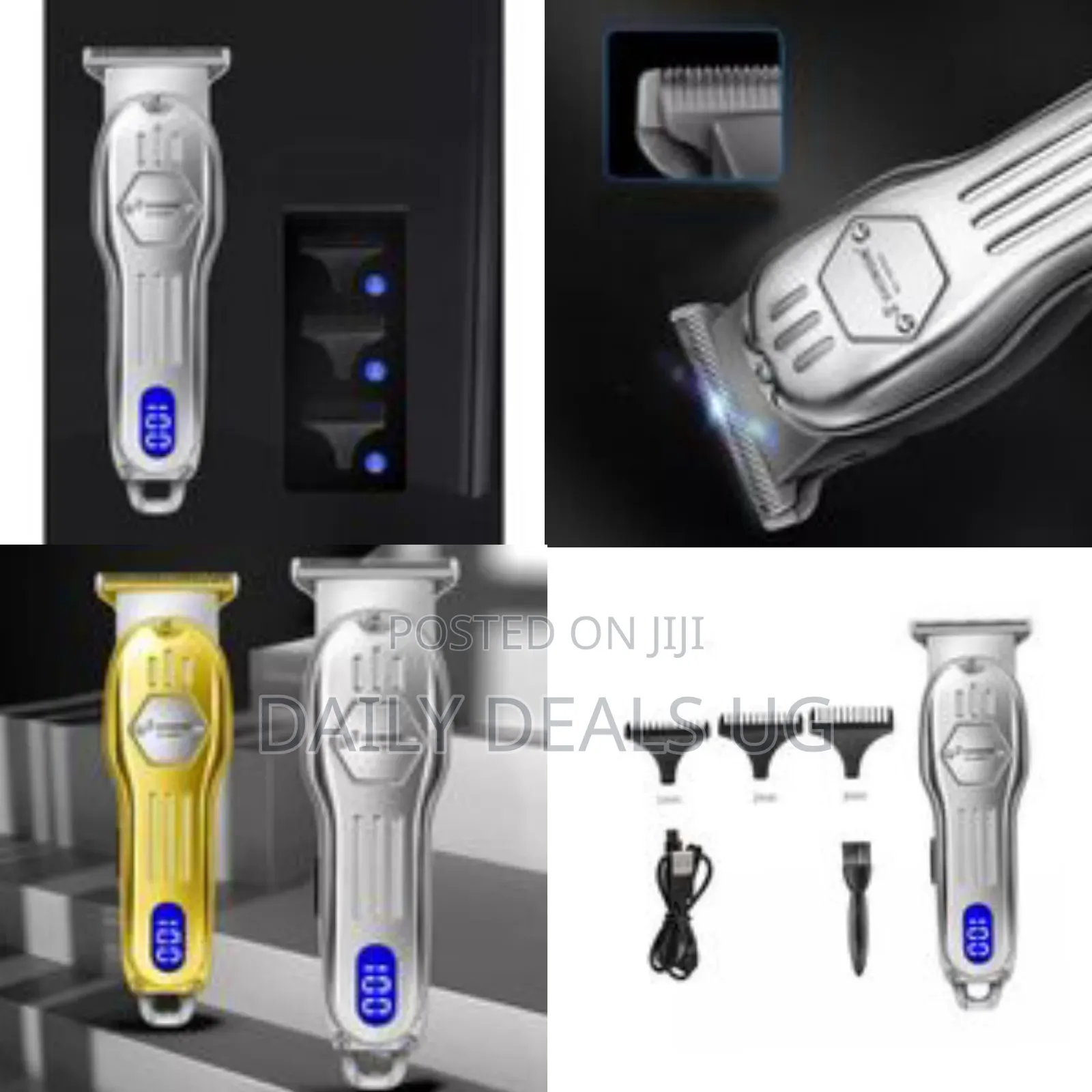 Shinon LCD Trimmer Electric Hair Clipper Usb Rechargeable Carving