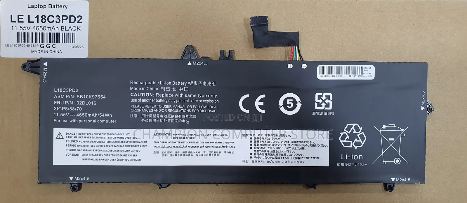 Lenovo L18l3pd2 for Thinkpad T490s T495s L18m3pd1 L18c3pd1 Series