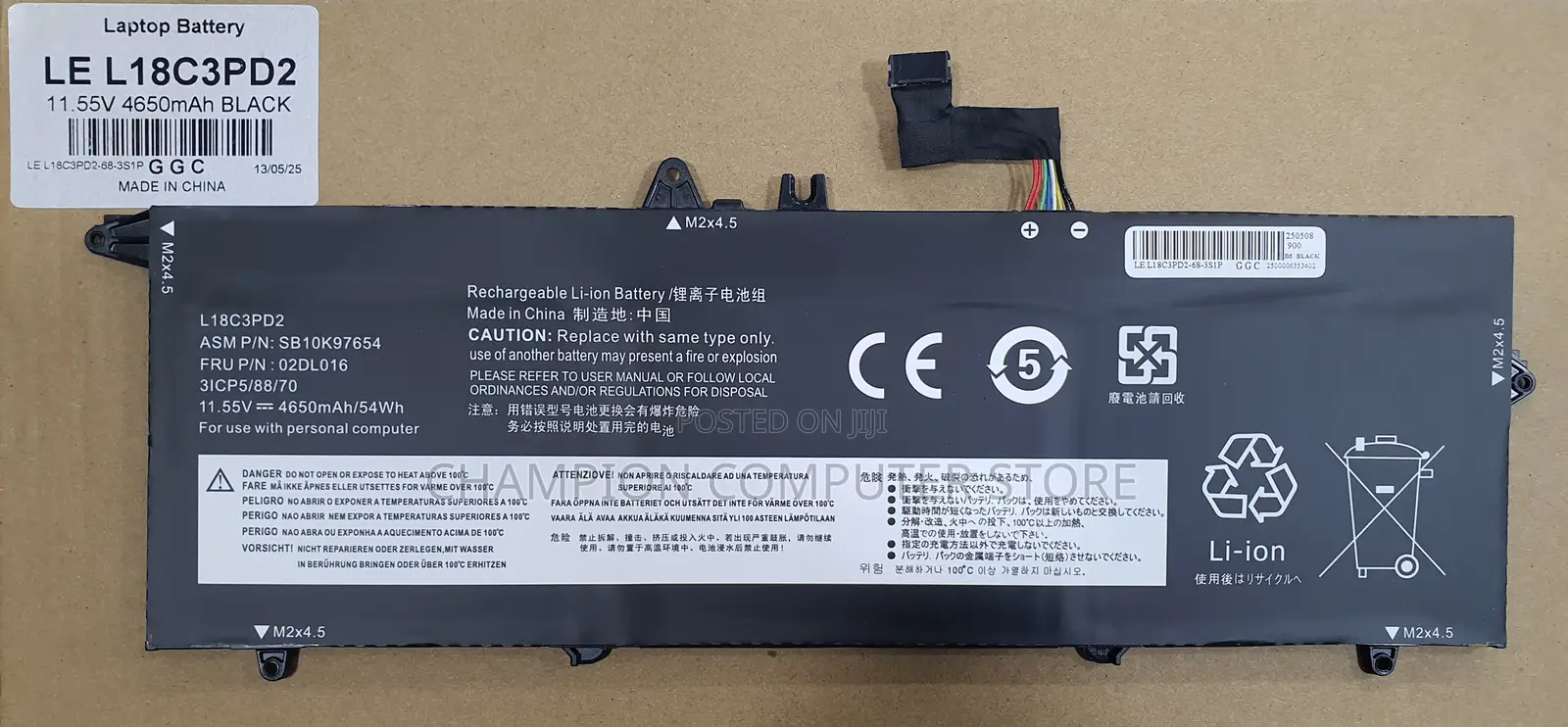 Lenovo L18l3pd2 for Thinkpad T490s T495s L18m3pd1 L18c3pd1 Series