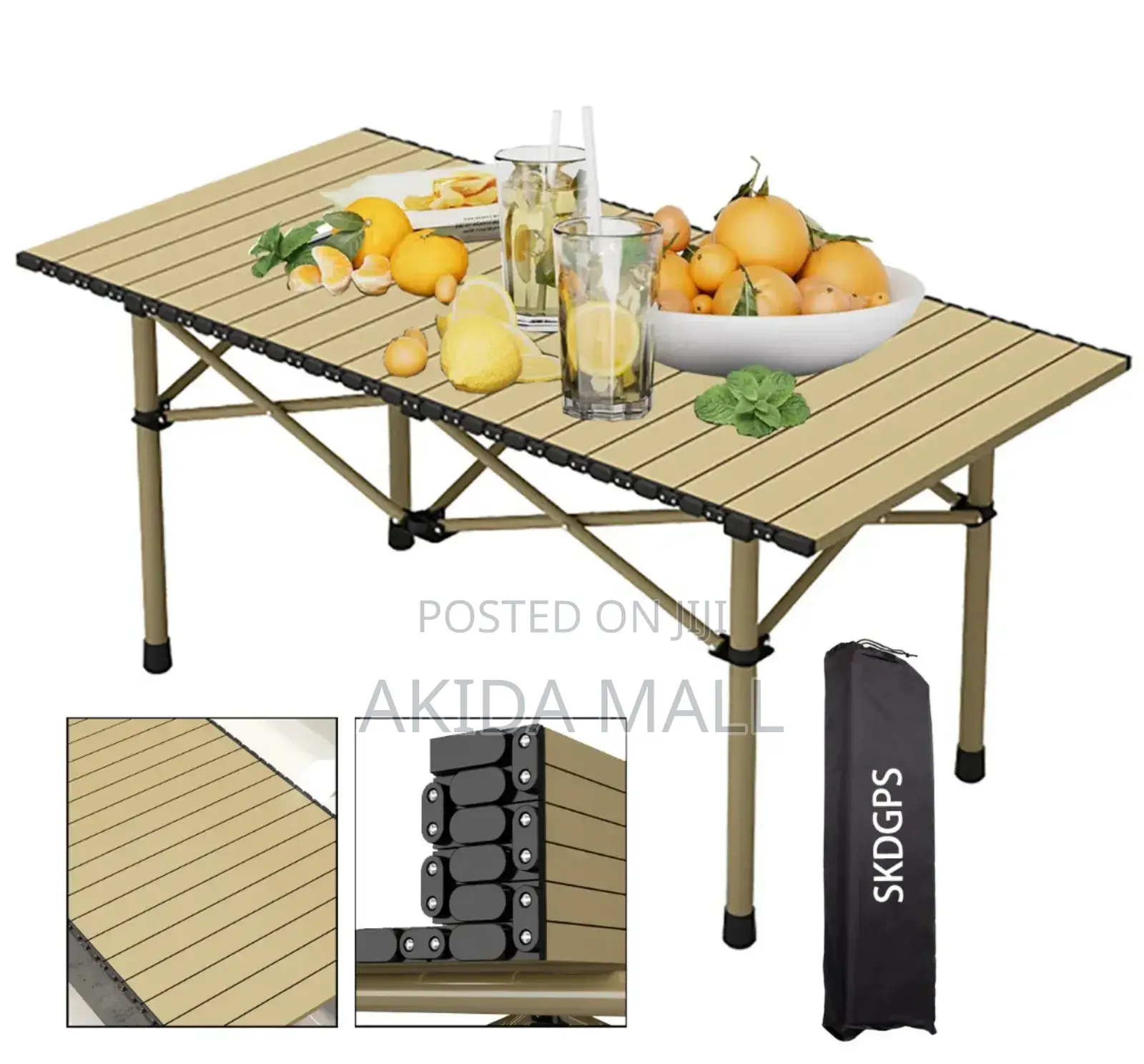 Portable, Foldable Aluminum Camping or Picnic Table.