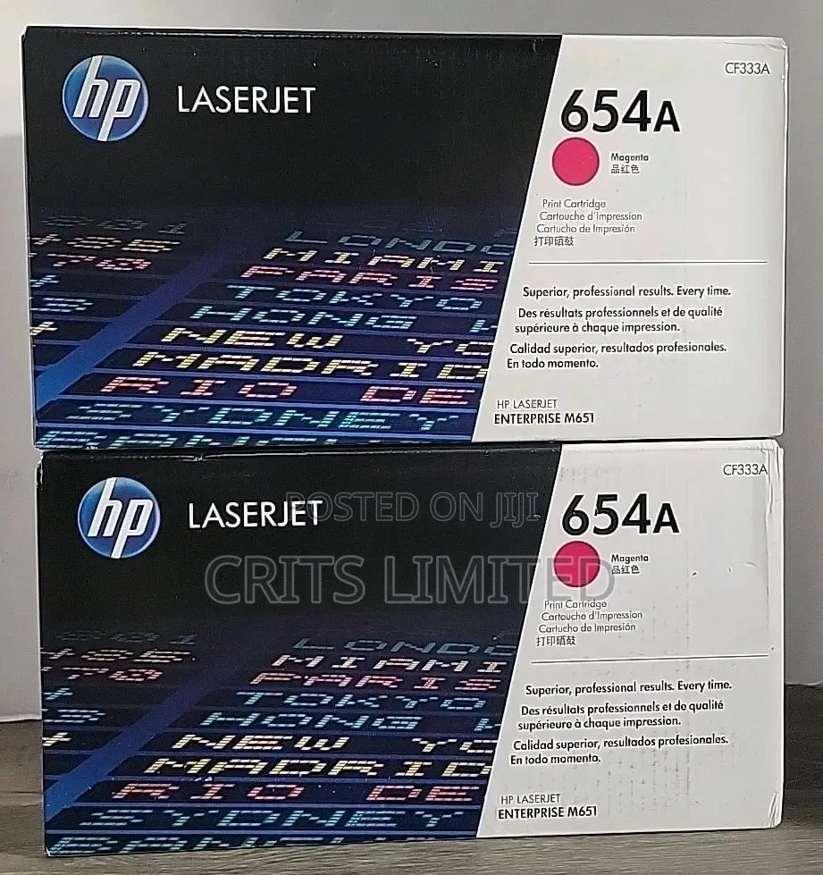 Hp 654a Original Laserjet Toner Cartridges