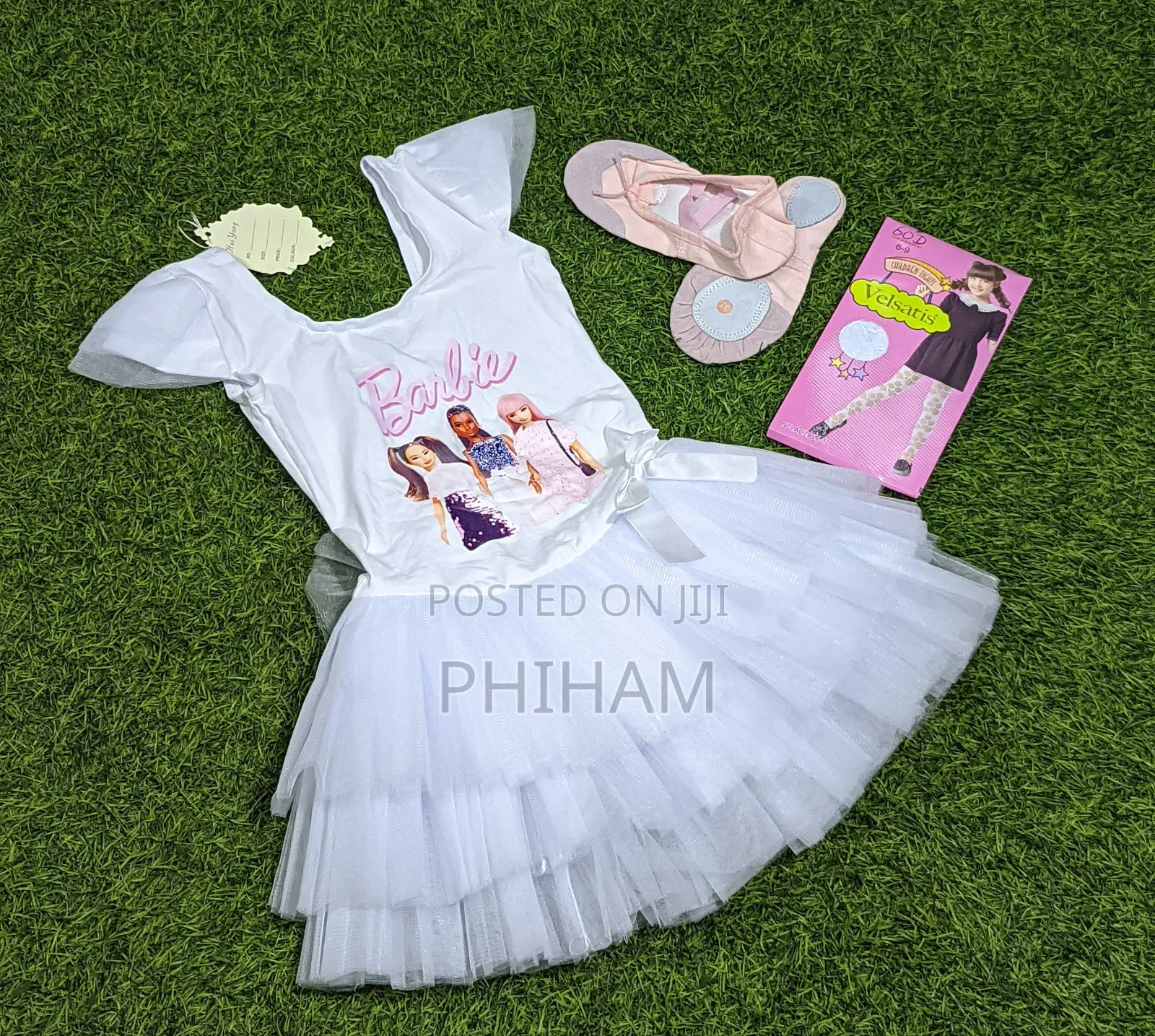 Girls Ballerina /Ballet Dress, Shoes and Body Stickings