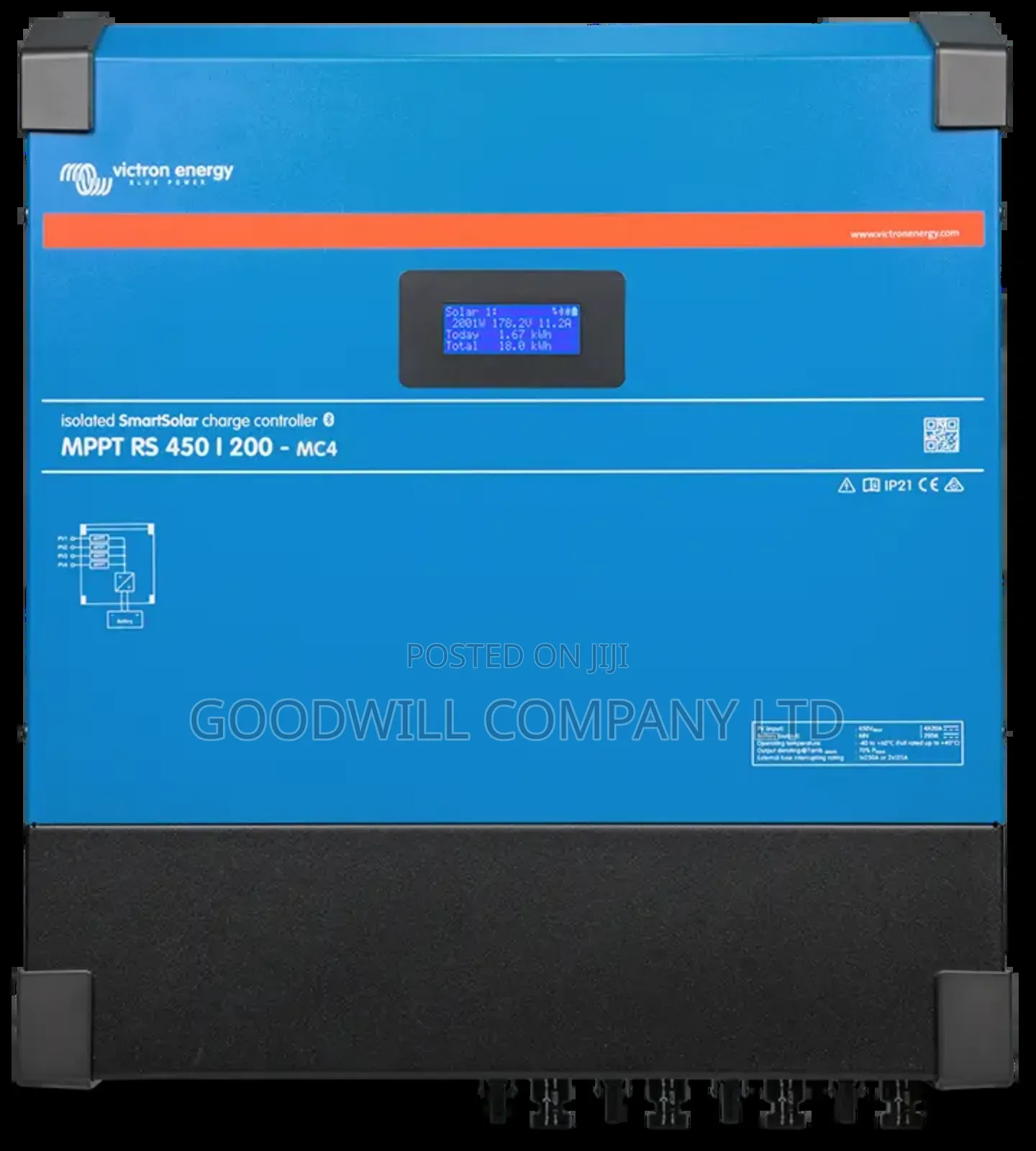 200a Victron Smart Solar MPPT 450/200 Green Energy Japan Model450