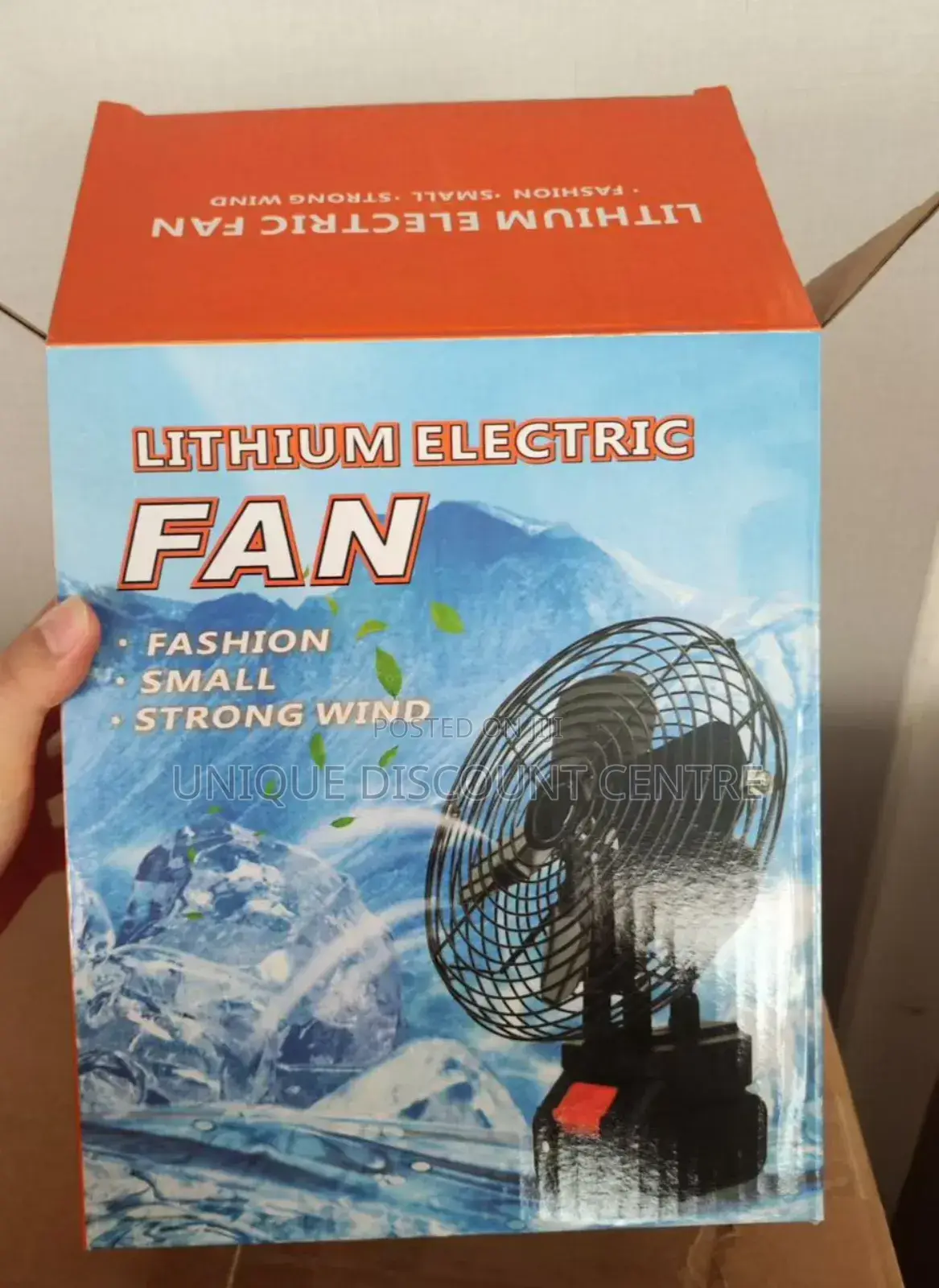 Lithium Electric Metalic Fan.