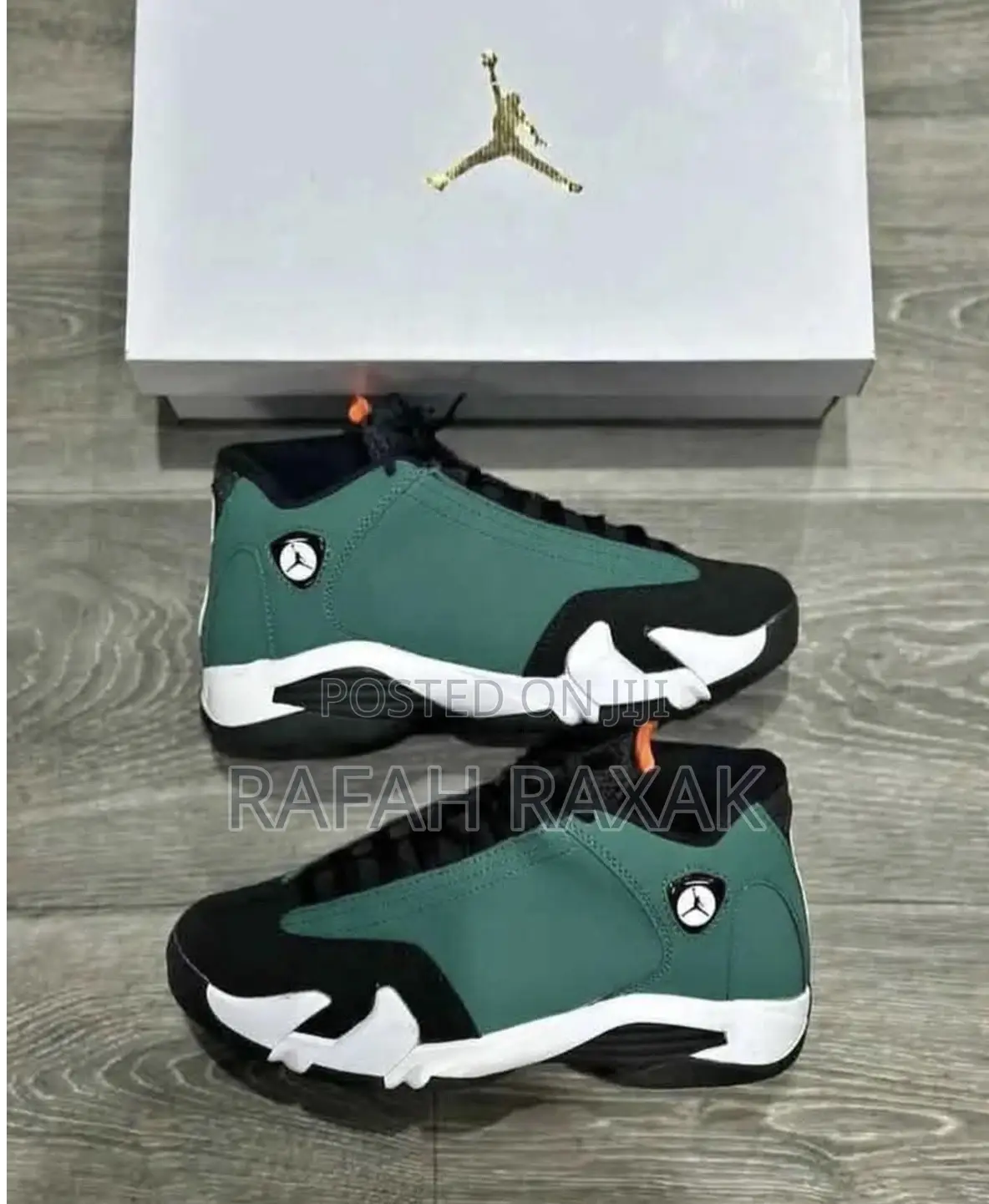 Original Nike Air Jordan 14 Retro “Deep Forest Green” Sneakers