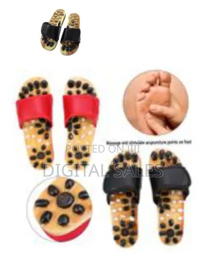 35-36 Oot Reflexology Sandals Revitalize Feet With Massage Stone
