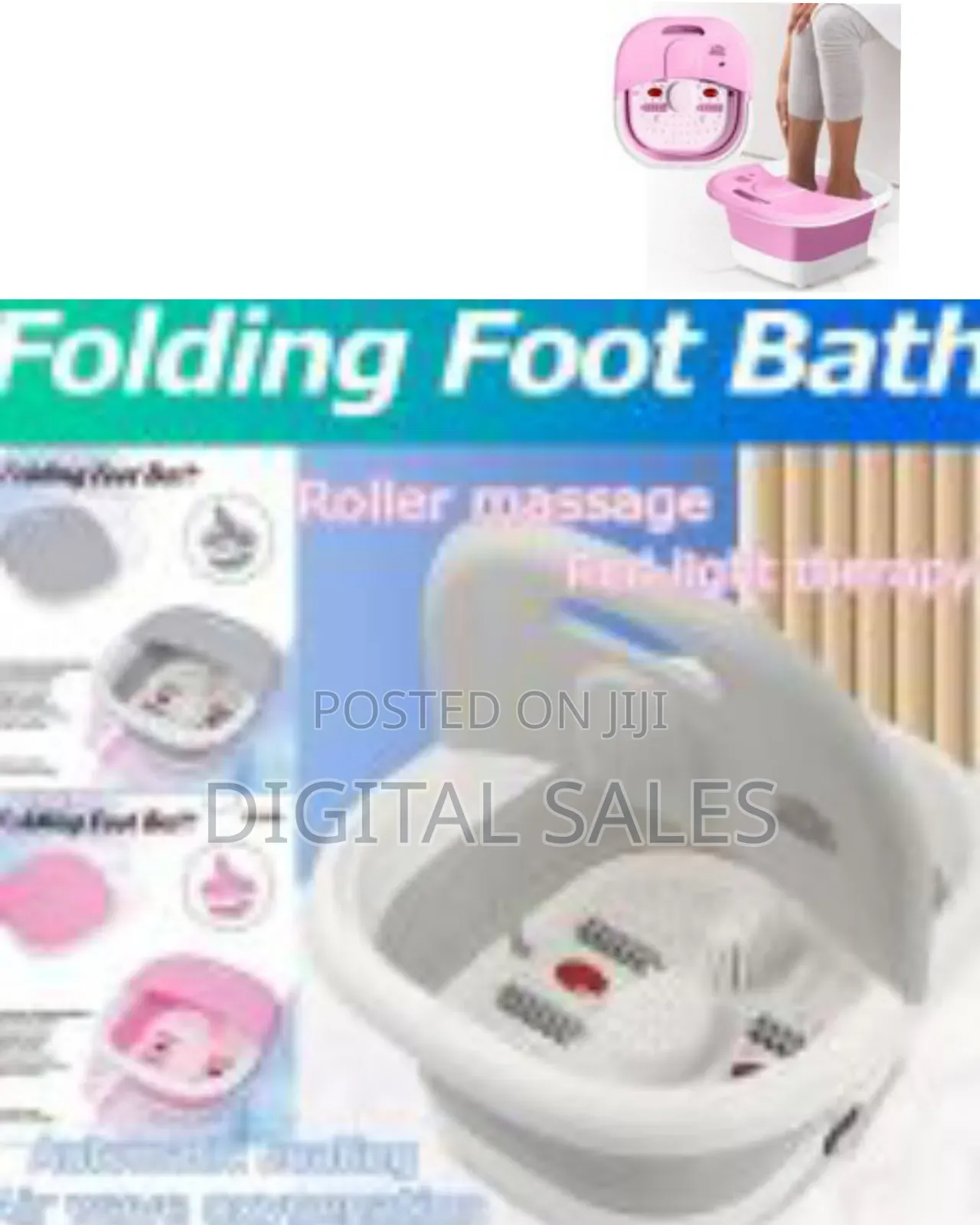 Folding Foot Bath Tub Electric Heating Thermostatic Constant Temperat