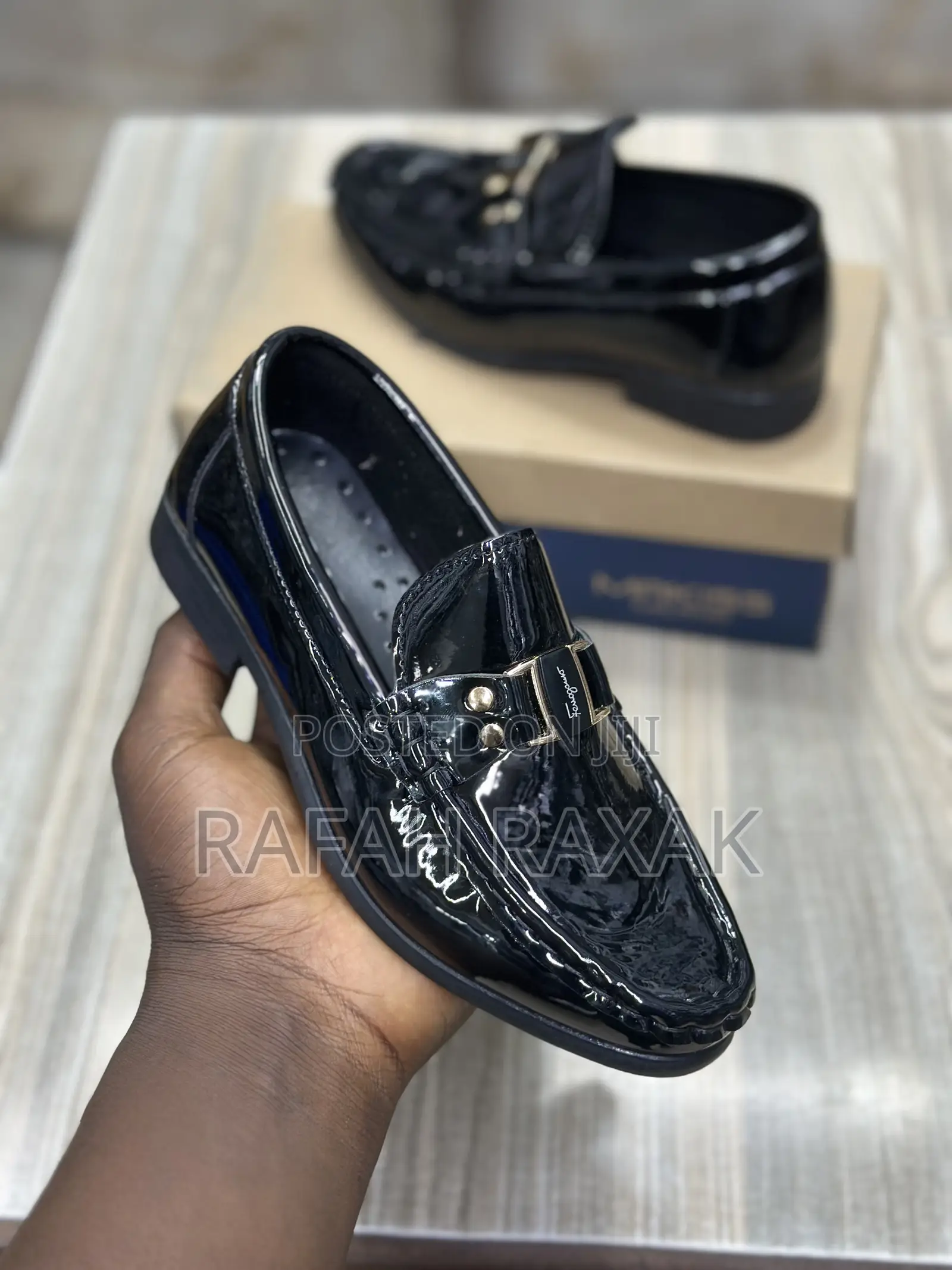 New Kid’S Gentle Shinny Ferragamo Loafers