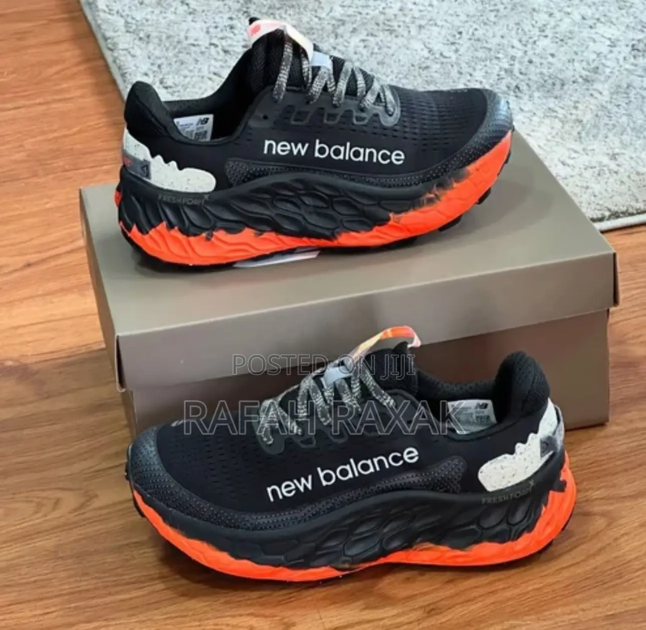 New Balance Fresh Foam X Trail Black/Orange Men’S Running Sneakers