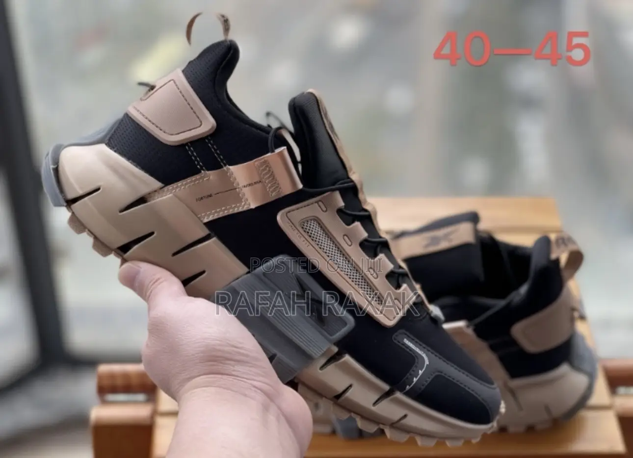 Original Black/Gold Reebok Zig Kinetica Edge Sneakers