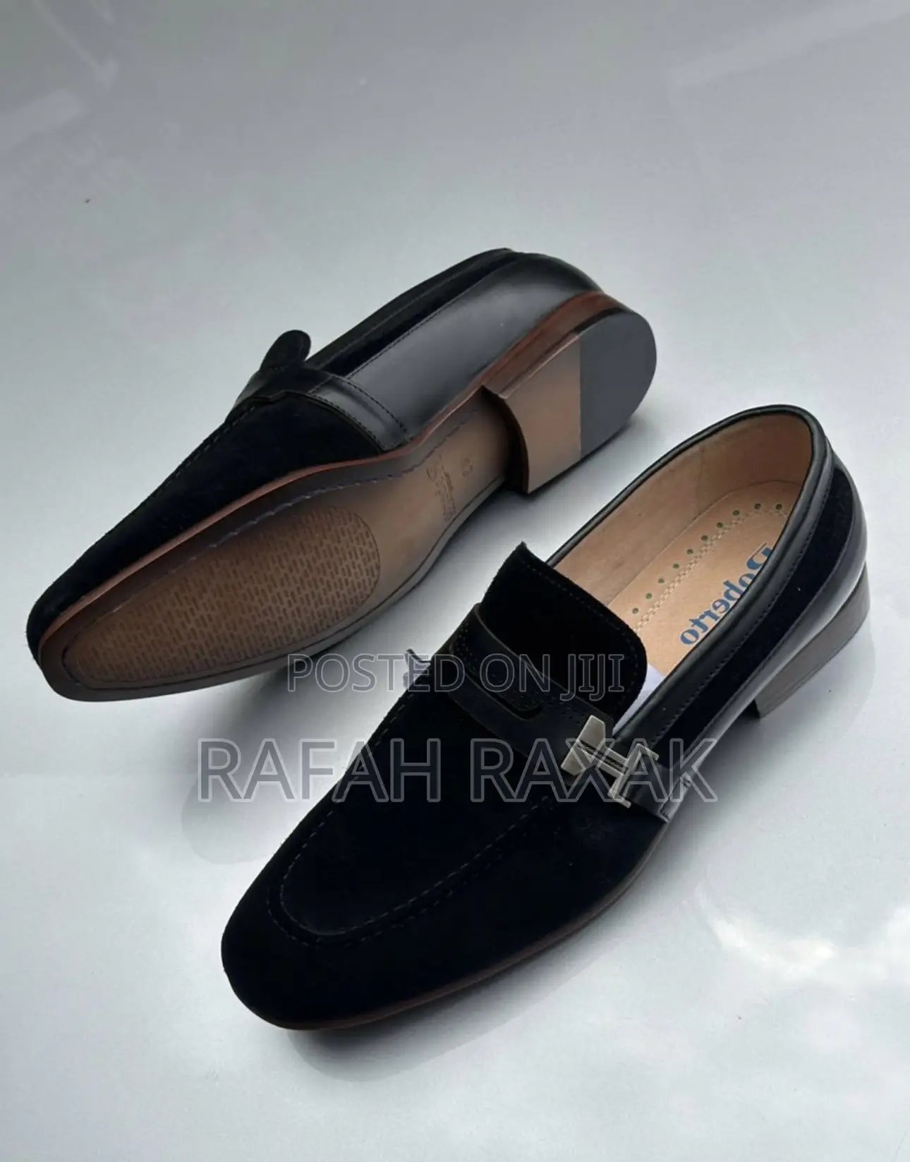 Original Super Classic Roberto Venuti Black Suede Loafers