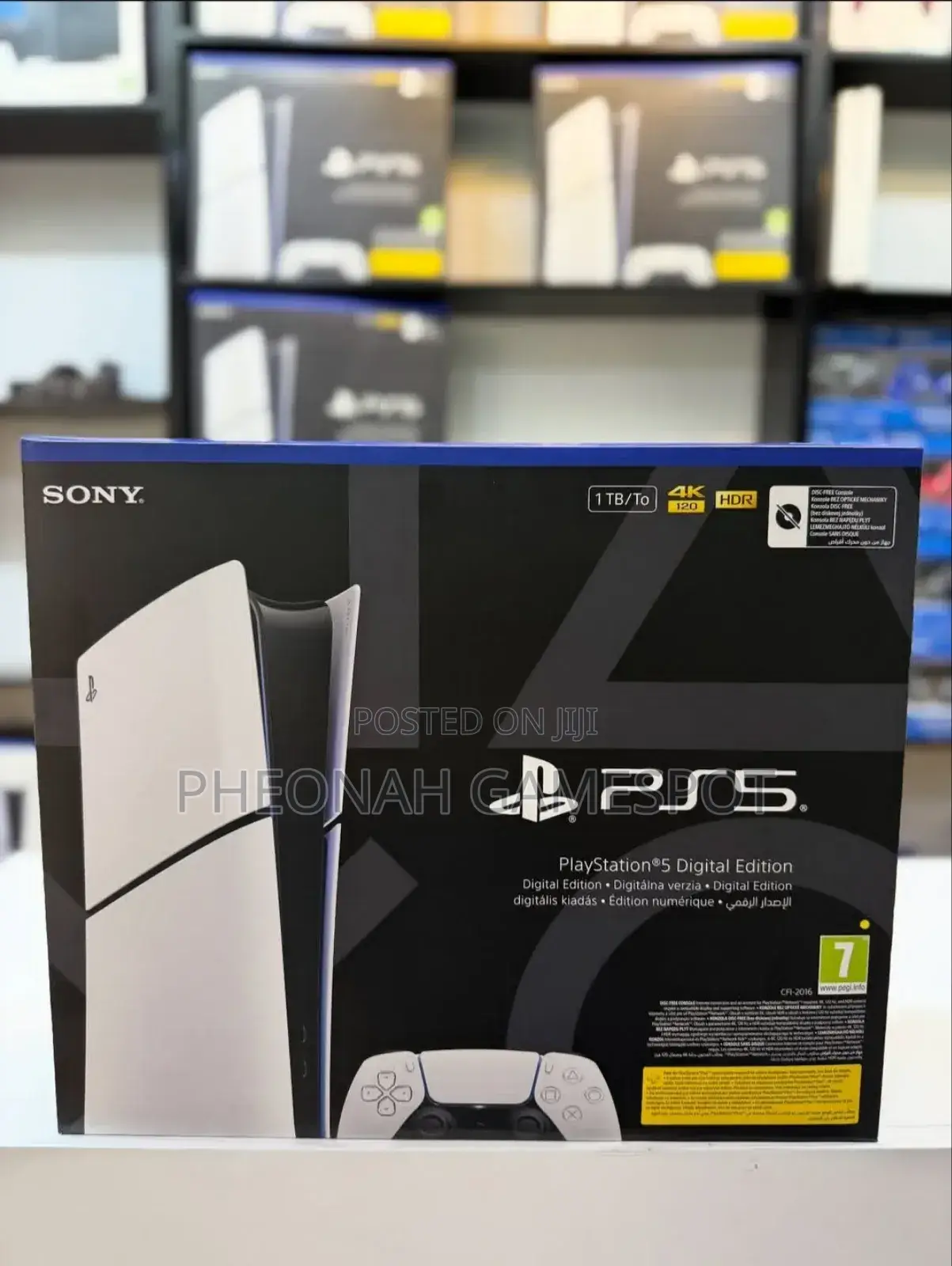 Playstation 5 Slim Digital Version – Save Space, Game More. Pure Fun.