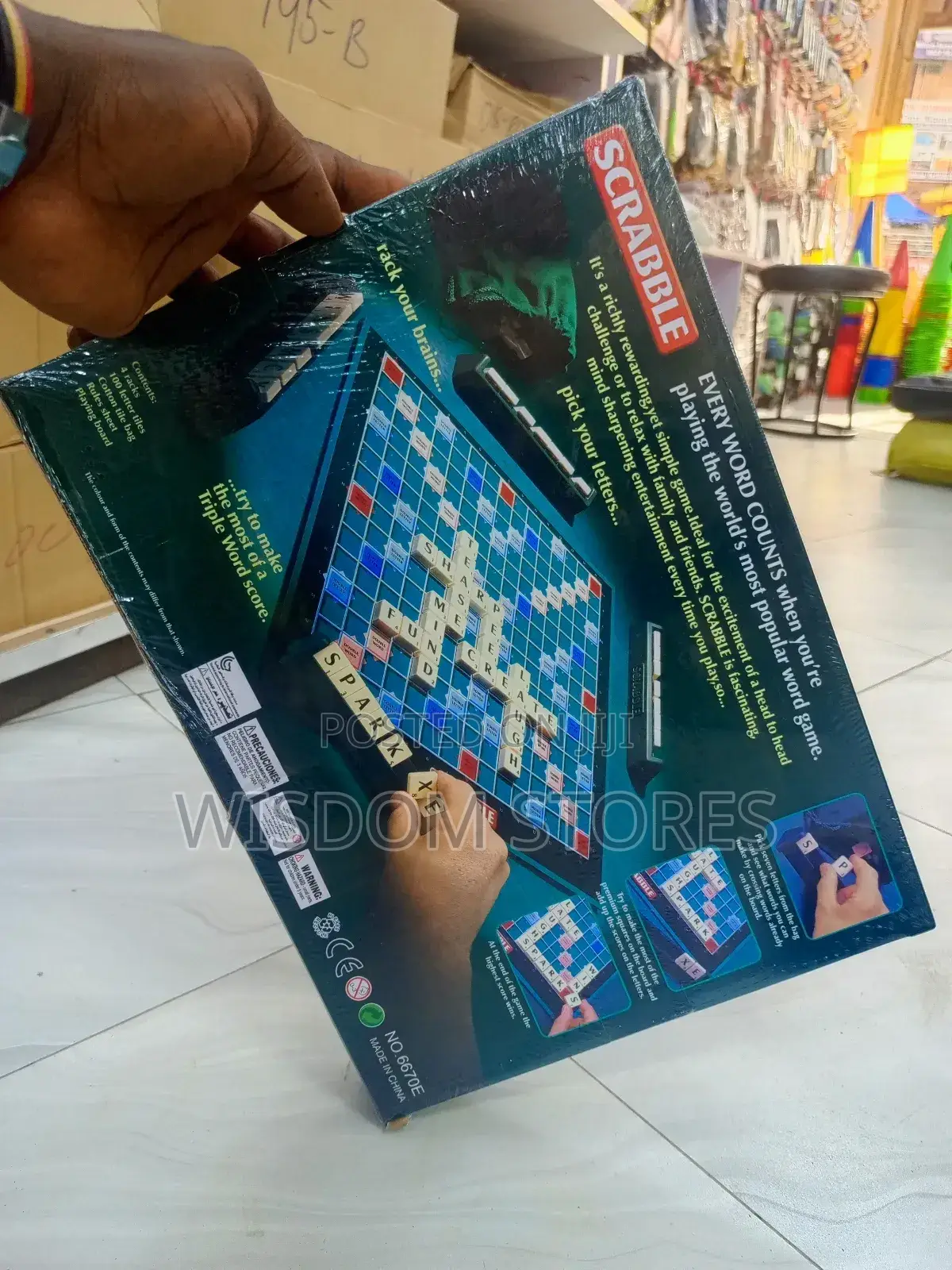 Scrabble Board Game.