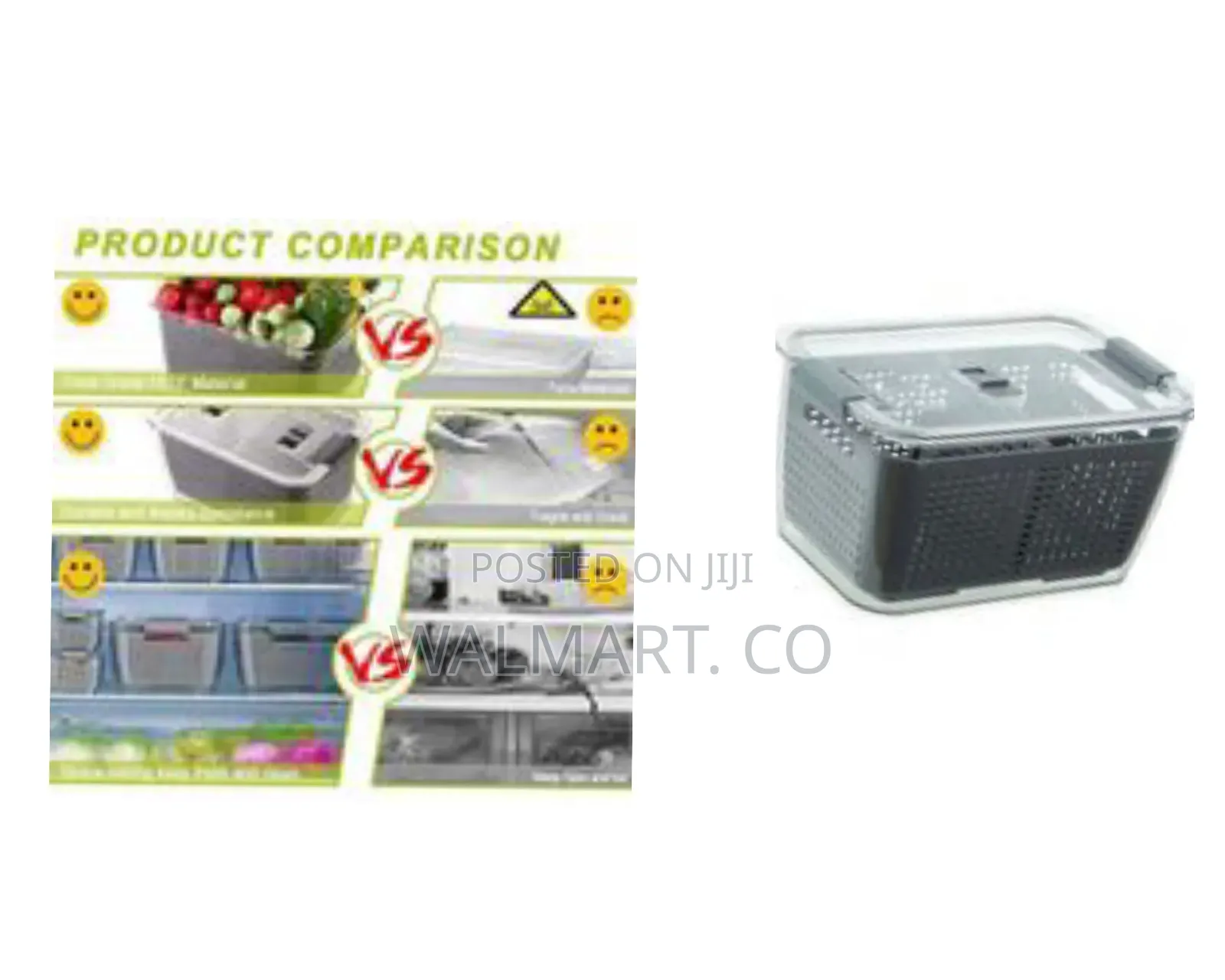 2.72l Refrigerator Organizer Bin Storage Container