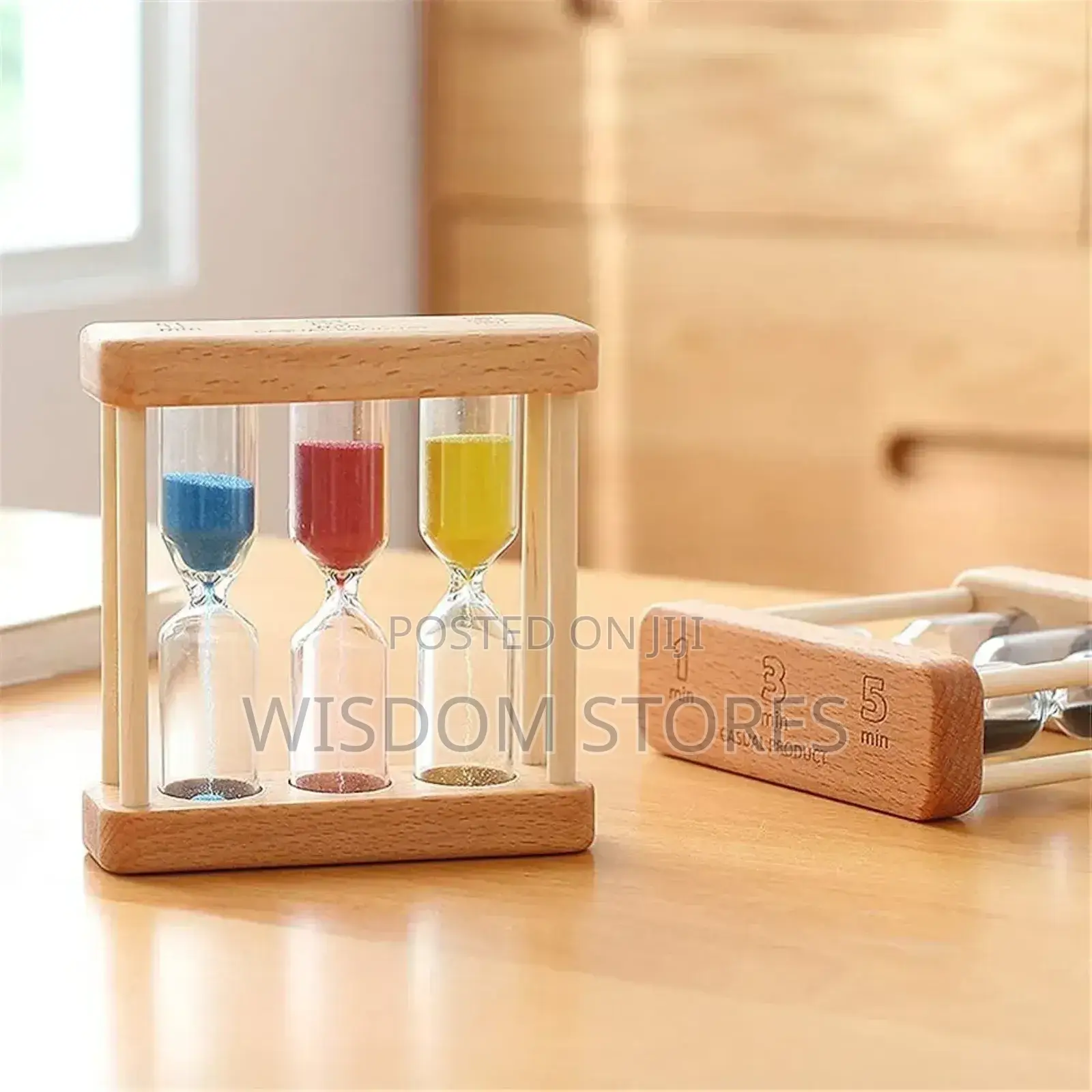 5 Minute Creative Mini Wooden Hourglass Clock