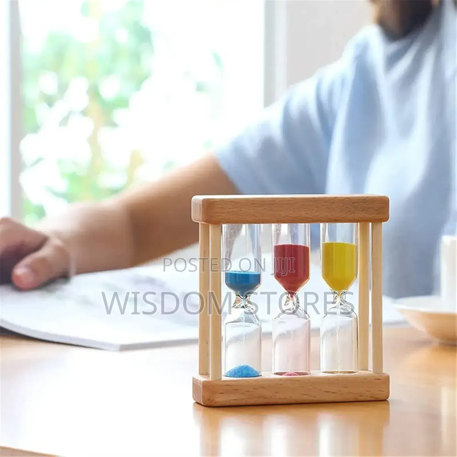 5 Minute Creative Mini Wooden Hourglass Clock
