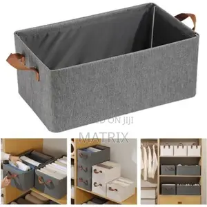 1 Pc Fabric Rectangle Storage Baskets Wardrobe Organizer