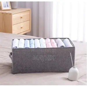 1 Pc Fabric Rectangle Storage Baskets Wardrobe Organizer