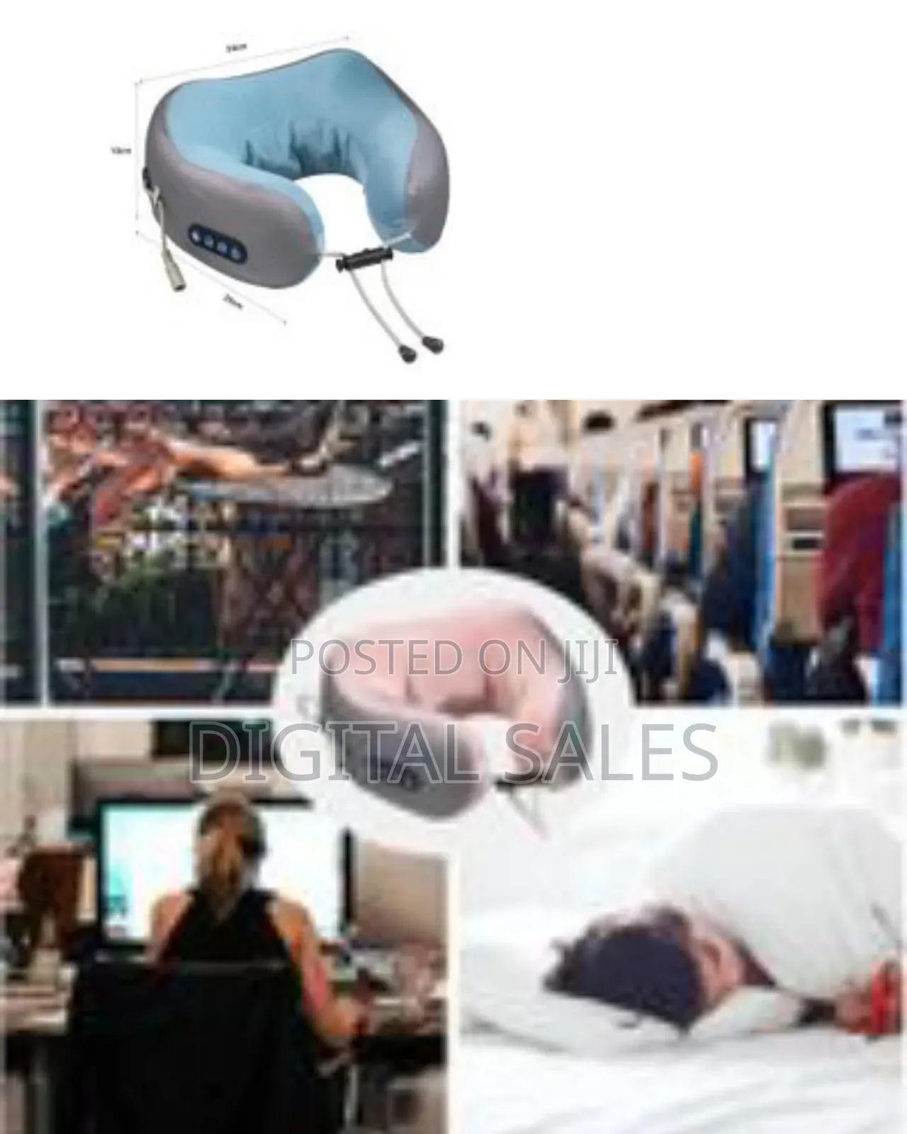 Neck Massager,Usb Charging U-Shaped Massage Pillow Electric