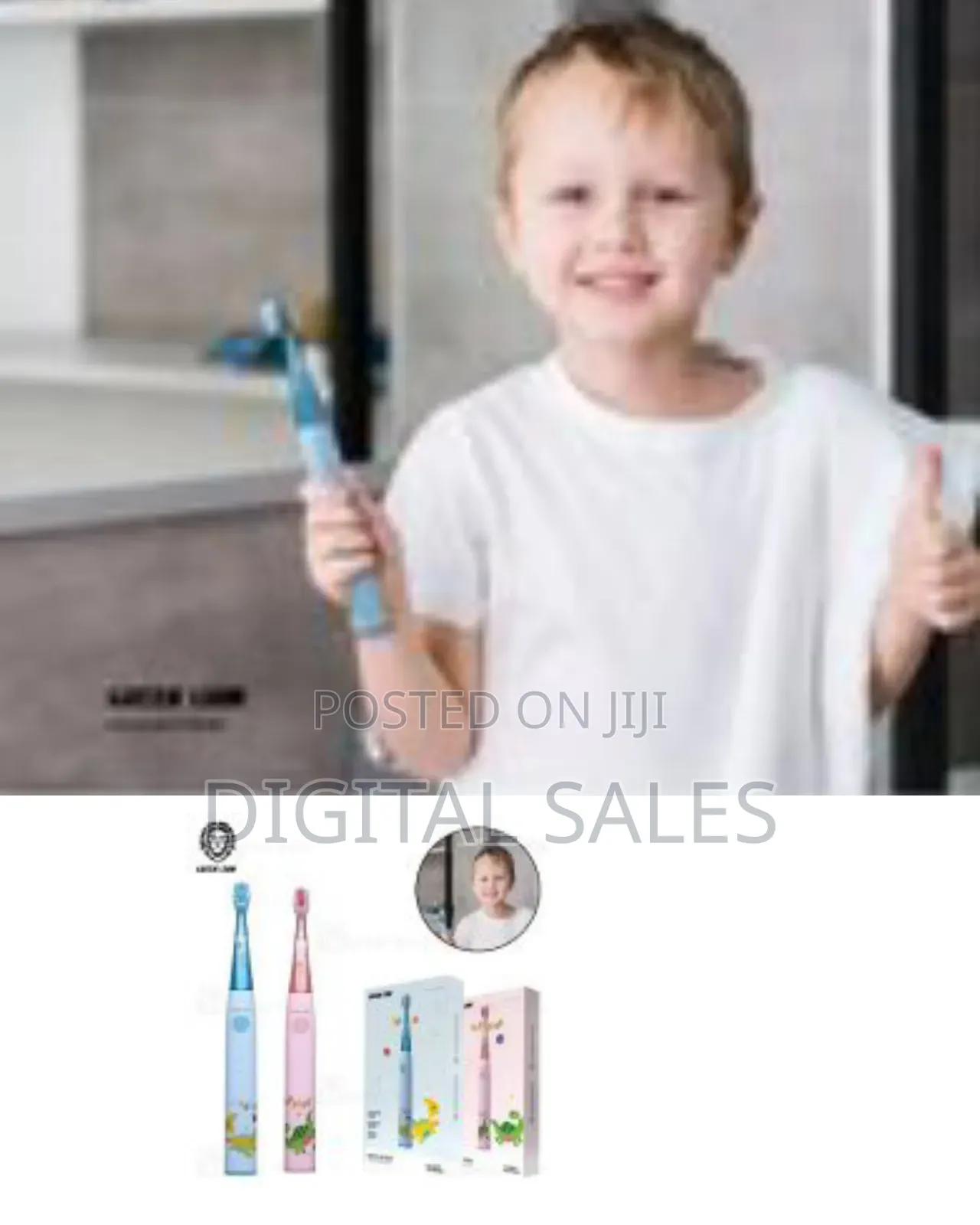 Green Lion Kids Electric Smart Toothbrush With 3 Function Brushing